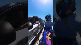 Cop Thought Biker Flipped Him Off | @Gu3ros_r7 on IG