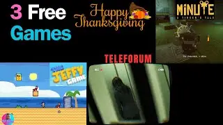 3 Free Games For You This Thanksgiving