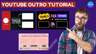 How To Make Outro For YouTube Videos (FAST) | FREE End Screen Templates 🔥 | Canva Tutorial