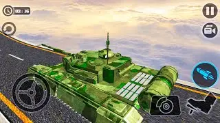 Impossible Army Tank Driving Simulator Tracks - Android Gameplay FHD
