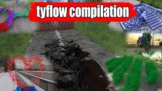 TyFlow Compilation ⛔ Camera Tracking ⛔ VFX ⛔ 3ds max