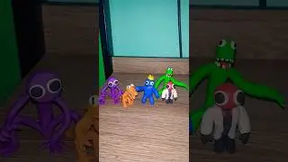 Rainbow friends de plastilina xd