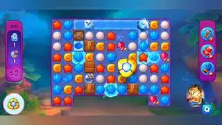 фишдом 2023  #  11112 уровень - прохождение без бустеров # Fishdom,   11112  level - no Boosters.