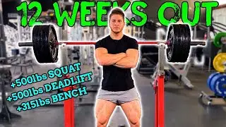 12 WEEKS OUT FROM MY POWERLIFTING COMPETITION | NEW VOLUME BLOCK