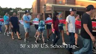 Colonial Flag Greatest Hits of 2018-Northside High School Giant US Flag
