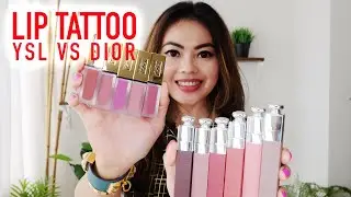 YSL &  DIOR LIP TATTOO REVIEW BY APRIL