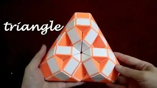 Smiggle snake puzzle or Rubik's twist 48 - Triangle