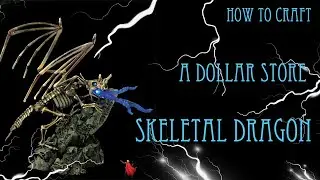 How to Craft a Skeletal Dragon (From Dollar Store Skeletons) for Your Tabletop Games