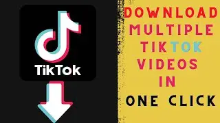 How to Download Multiple Tiktok Videos In One Click | Download Tiktok Videos in Bulk | Tech By Murad