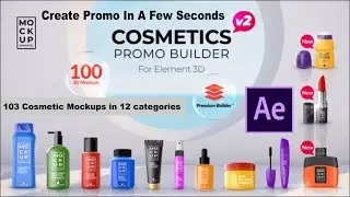 After Effects Cosmetics Promo Builder Videohive Tempalte