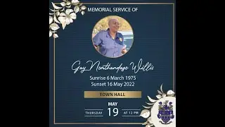 Memorial Service of Gay Nomuthandazo Willis