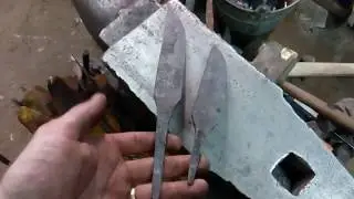 Ковка клинков из дамаска! (Ч3) Forging blades of Damascus steel