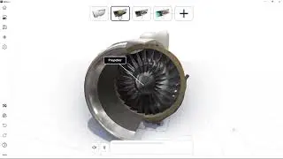 JigSpace demo: Jet engine model 🛩 CAD file to 3D presentation