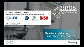 Ethercat Driver ROS 2 - iCube, Strasbourg (02.2024)