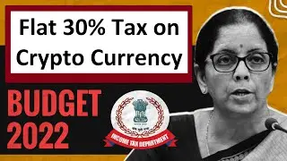 30% Income Tax on Crypto Currency | 1% TDS on Crypto Transactions #Shorts  #FinLitWeek2022
