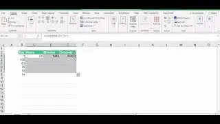 AUTOMATICALLY CONVERT DAYS TO HOURS, MINUTES AND SECONDS IN EXCEL 