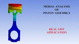 Piston Assembly | Modal Analysis | Natural Frequency | Deformation | ANSYS Workbench