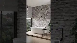 Sketchup bathroom design #sketchup #interiordesign #enscape