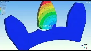 1st in the World!! ANSYS WB - SMART (XFEM like) crack growth, cyclic load, fixed sides (v1, trial)