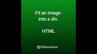 Auto Resize An Image To Fit Its Div Container Using CSS 