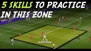 Inverted winger around the penalty area