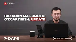 7-Dars | Bazadan Ma’lumotni O’zgartirish: Update | Laravel Framework Bepul Darslari