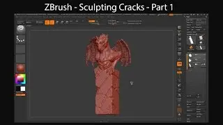 ZBrush Tutorials - Sculpting Cracks
