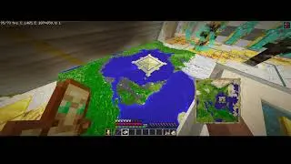 I made a huge map on MC hehe