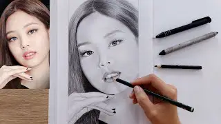 How to Draw Jennie | BLACKPINK Drawing | Easy Tutorial For Beginners