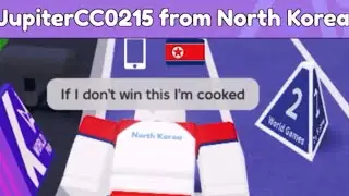 JupiterCC from North Korea 🇰🇵- if I don’t win this I’m cooked