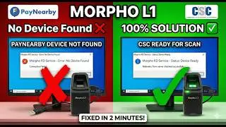 Morpho L1 Device Full Setup & Installation Guide 2026 | RD Service Problem Solved 