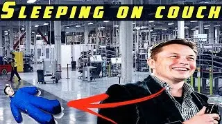 Elon Musk Is Sleeping On A Couch In Tesla Factory