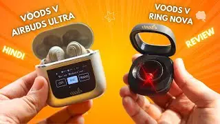 Voods Smart Ring and TWS Earphone with Display