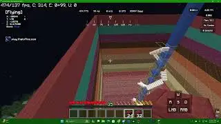 [MOSTLY UNEDITED] Building More Walls and Rainbow Walls For My Tower in Minecraft! [PART 10] (1.19)