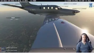 MSFS2020 EHEH to EGKK TBM930 Ultra - ENG -