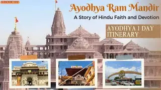 Roamed the whole Ayodhya in one day | Ram Mandir, Hanuman Garhi temple, Saryu Ghat etc. #Ayodhya