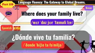Everyday English & Spanish Sentences for Beginners Part 119