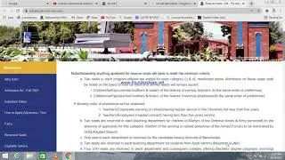 IUB Self Finance Admissions 2021