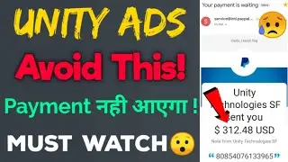 Unity Ads Self Earning | Unity earning trick | Unity Ads High cpm App Unity $30 per day 