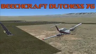 Landing the Beechcraft Dutchess 76 at Logan International in FSX