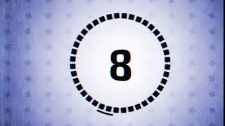 Retro film countdown elegant