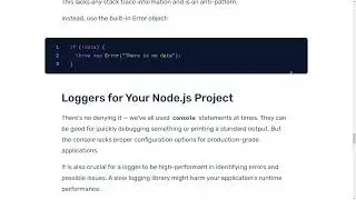 Node.js Best practices (Patterns and Anti-patterns)
