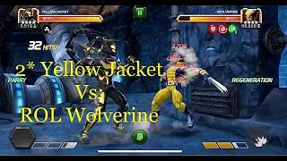 Two Star Yellow Jacket Vs ROL Wolverine | Buffed YJ | MCOC