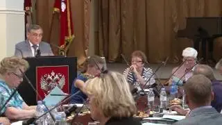 Пфаф В.Ф. Защита диссертации на соискание ученой степени д.м.н. (27.06.16)