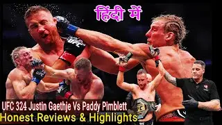 UFC 324 Justin Gaethje vs Paddy Pimblett | Highlights and Review in Hindi