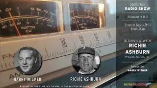 1958 • Baseball Clip • Richie Ashburn Interview - Radio Broadcast