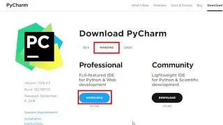 How to download and install Pycharm on windows