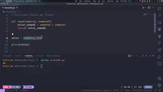 Criando Funções em Python e Retornando Valores