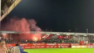 Beelden uitvak Almere City - AZ (10-02-2024)
