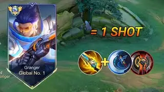 TRY THIS NEW GRANGER REVAMP BEST 1 SHOT BUILD & EMBLEM FOR SOLO RANKED 2024 🔥